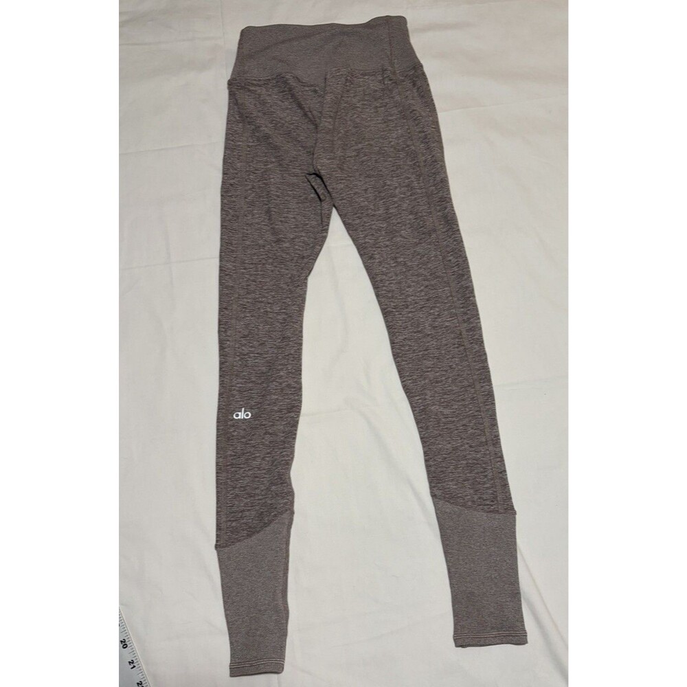 Alo Yoga Alosoft High Waist Lounge Leggings mauve Heathered Marl XS